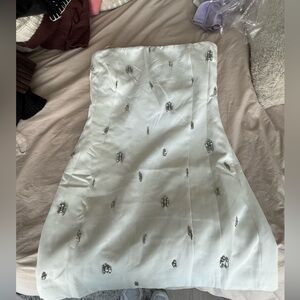 NWT white with beading mini